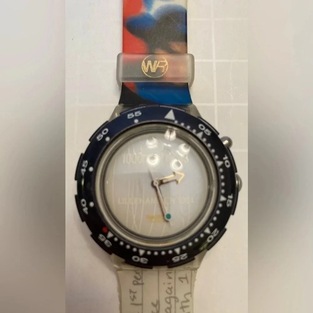 SWATCH Watch Vintage 1996 Atlanta Olympics Dan Jansen Limited Edition Unisex